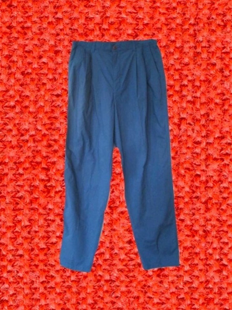 1980s Vintage Plus Size Deadstock Dockers Blue Pants 1x Xl